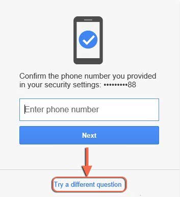 Confirm mobile number