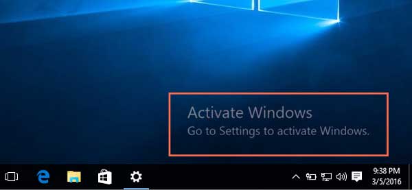Go to setting activate windows