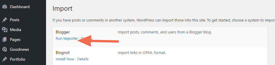 wordpress-blogger-run-import
