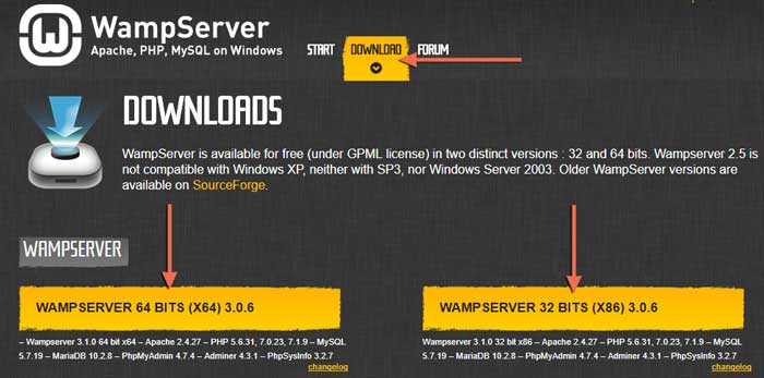 Wamp Server download kaise kare