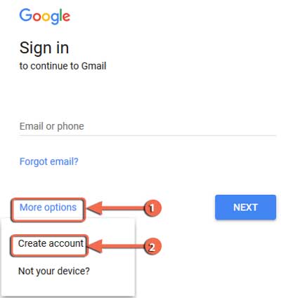 Create a gmail account in hindi
