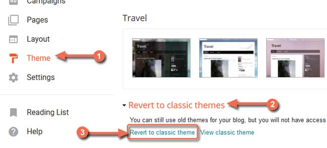 Revert to classic themes 