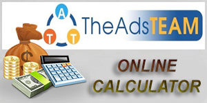 TheAdsTeam Calculator The Ads Team AdPacks Online Income Calculate