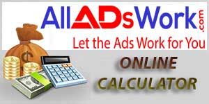 AllAdsWork online calculator
