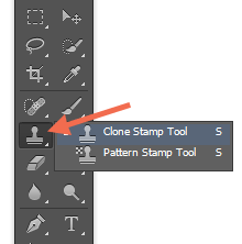 Clone stamp tool