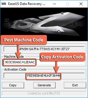 Pest machine code for EDRW Cracker