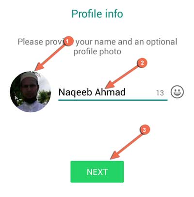 Profile info