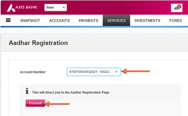 aadhar registration