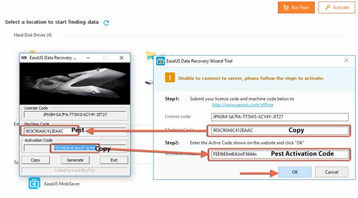 how to activate license key for easeus data recovery wizard free
