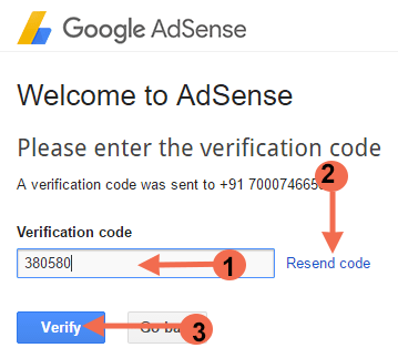 inter mobile verification code