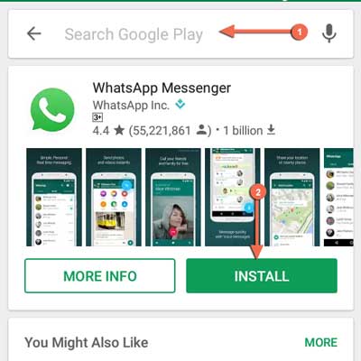 whatsapp messenger download karna hai 