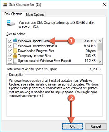 Windows update cleanup
