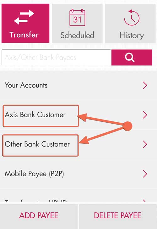 Axis mobile banking se paise transfer kaise kare