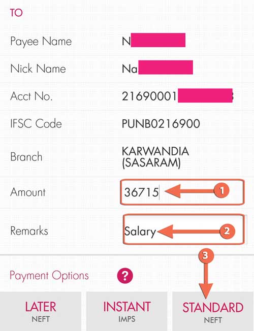 How to transfer Money from Axis Mobile