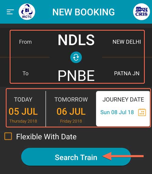 IRCTC Mobile app se Train Tiket Book kaise kare
