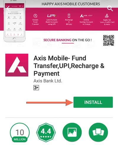 Install Axis Mobile app