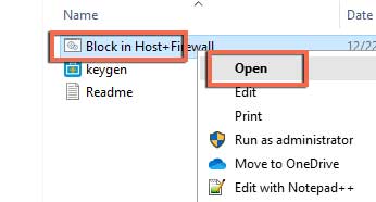 Block in Host+Firewall